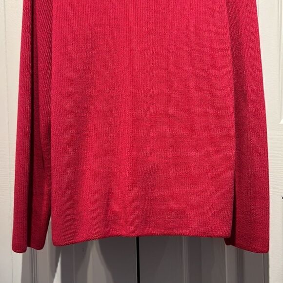 St. James Pink Wool Blend Button Up Cardigan Size 18‎ - Picture 10 of 14